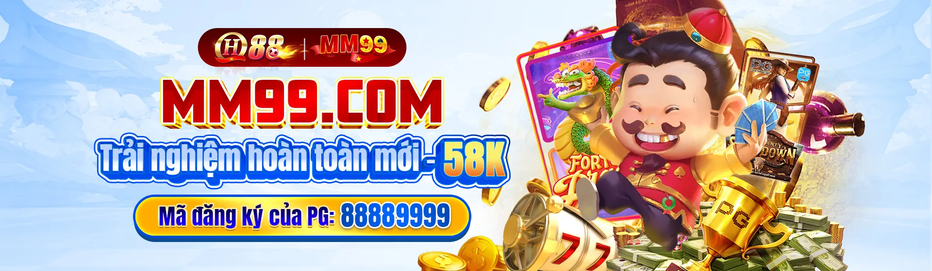 Hình ảnh nền tảng 88a với giao diện đăng ký và đăng nhập